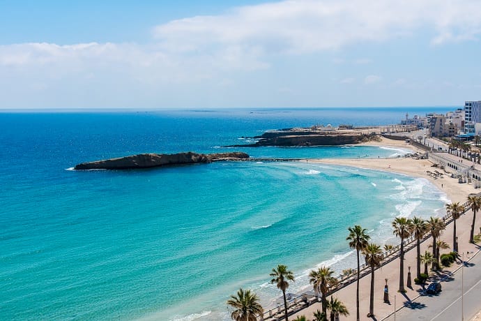 Vivere al mare in pensione in Tunisia
